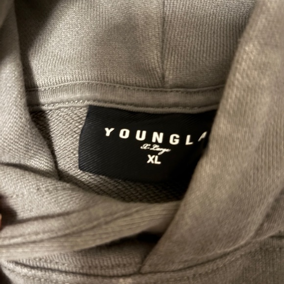 YoungLA Heather Gray Hoodie - Picture 5 of 5
